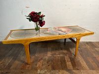 Mid Century Retro Vintage Teak and Tile Coffee Table &euro;245